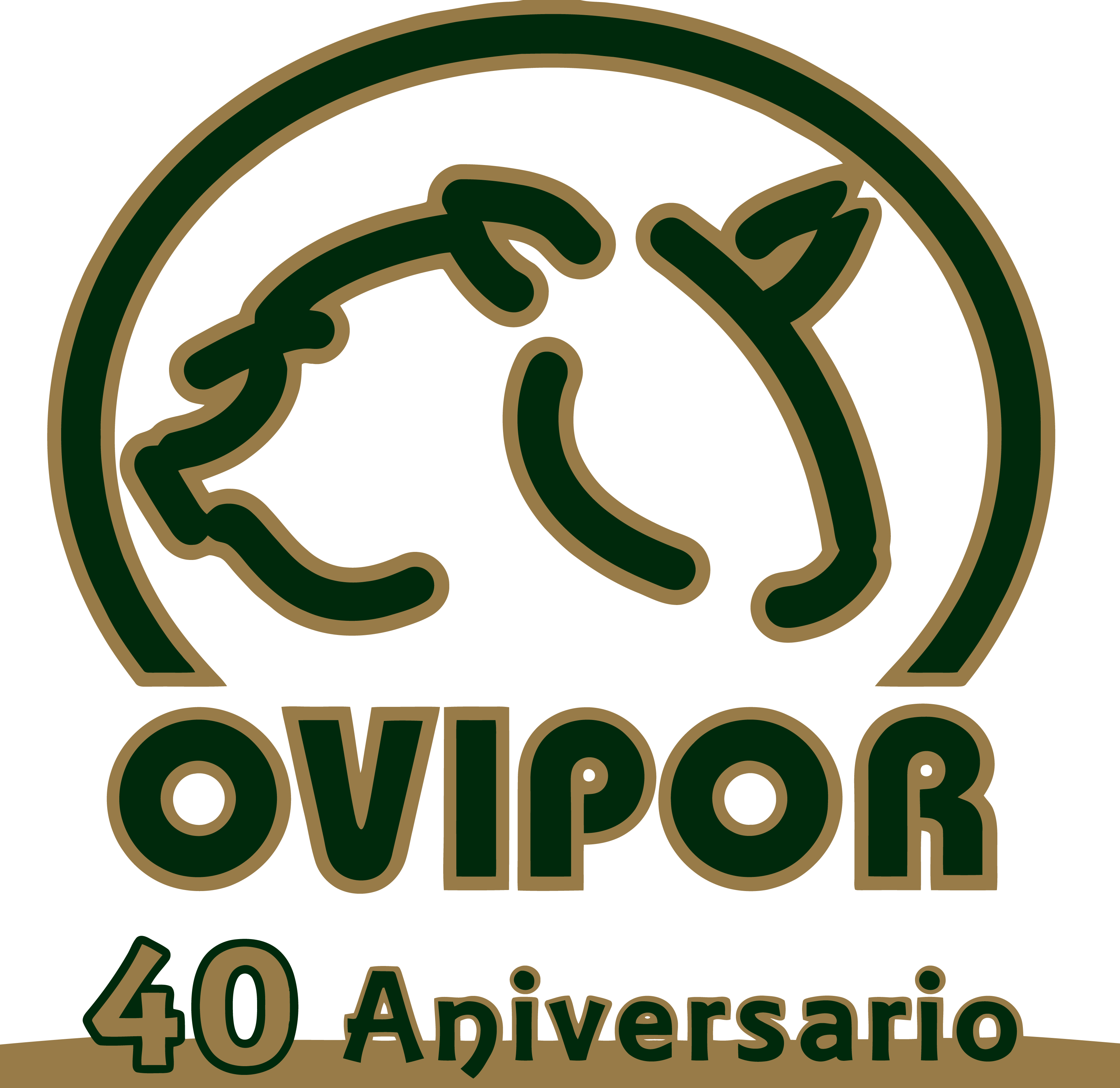 Logo ovipor 40 aniversario