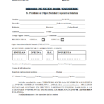 Solicitud de NO SOCIOS Sección “GANADERIA”