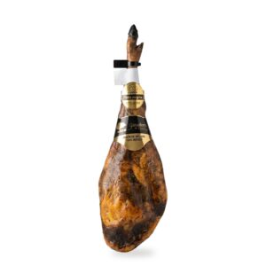 Jamón de bellota 100% ibérico Pata Negra de Ovipor con precinto negro